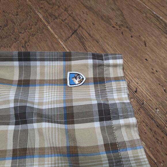 Kuhl Eluxur Shirt Men's XL Short Sleeve Button Up Hiking Outdoors - Picture 4 of 8